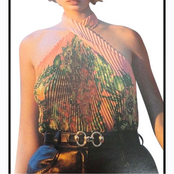 Hermès “Le Tarot” Carre Plisse Scarf R A R E!!! - Picture 13 of 13